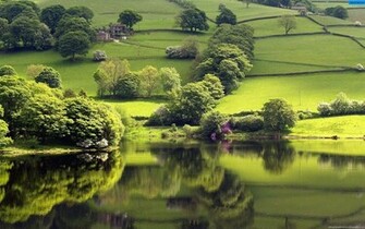 English Countryside Wallpaper