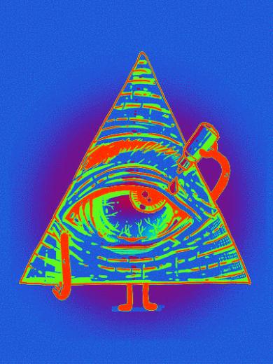 Trippy Illuminati Pop Up Separately