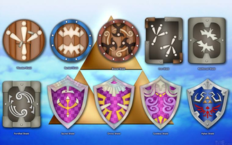 Shields Of Skyward Sword Wallpaper By Blueamnesiac Fan Art
