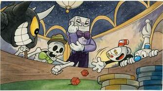 HD Cuphead And Mugman With King Dice