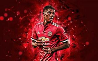 Wallpaper Manchester United F C Marcus Rashford Soccer Desktop