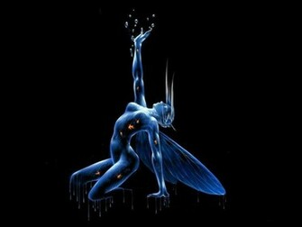 3d Abstract Blue Fairy Fantasy HD Desktop Wallpaper