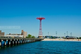 Coney Island Beach Wallpaper