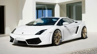 White Lamborghini Wallpaper
