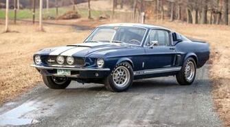 Car Wallpaper Shelby Gt500 Blue Photos Of As