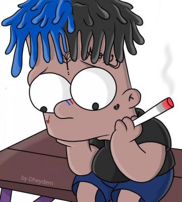 Bart Triste Simpson Sad Trap Vhs Wallpaper By