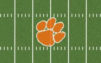 Field Clemson Logo On HD Desktop Background Wallpaper