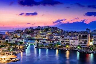The Peaceful Bay Of Mirabello Greece High Resolution Photo