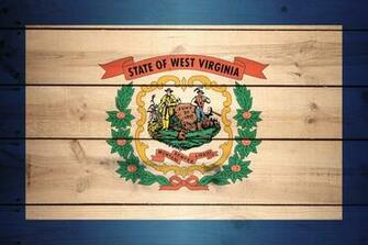 High Resolution Flag Of West Virginia Wood Texture