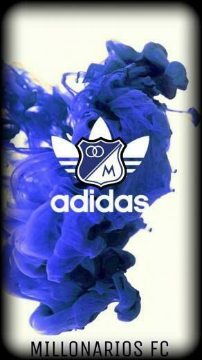 Humo Azul Millonarios Fc Adidas Wallpaper Y Home Decor