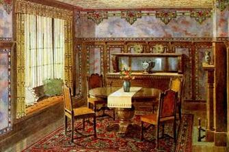 Vintage Home Wall Decor From The 1910s With Different Room