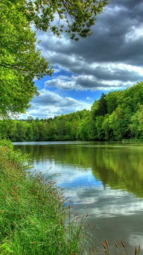 Wallpaper River Germany Tropic Landscape