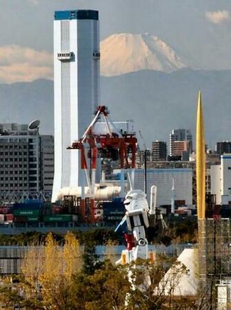 Life Size Gundam Statue Diver City Tokio Odaiba New