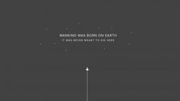 I Made A Minimalistic Wallpaper Inspired By Interstellar Maybe