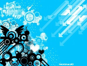 Blue Vector Wallpaper Stock Photos