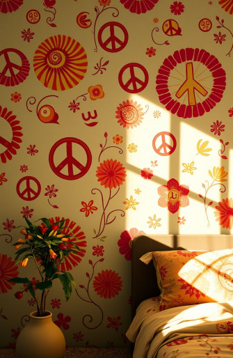 Vintage Hippie Aesthetic Wallpaper