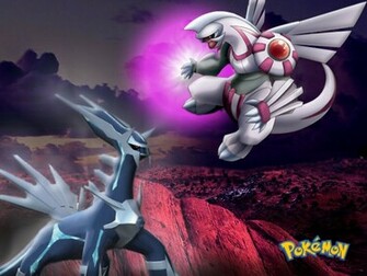 Image Dialga Vs Palkia Darkrai Pokemon Black White Wallpaper
