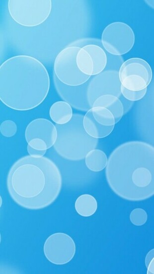 White Circle And Blue Background iPhone Wallpaper