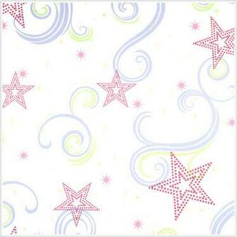 Star Glitter White Pink And Purple Wallpaper Wall Sticker Outlet