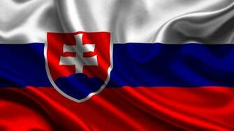 Slovakia Satin Flag Stock Photos Image HD Wallpaper