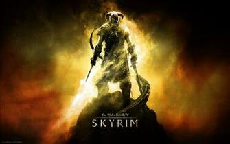 Awesome Elder Scrolls V Skyrim Wallpaper Design