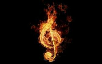 Fire Note Wallpaper On My Desktop