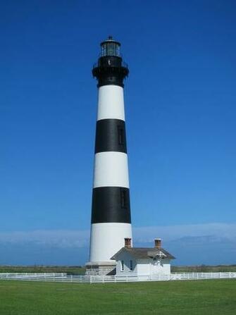 HD Wallpaper White And Black Lighthouse Photography Bodie Island
