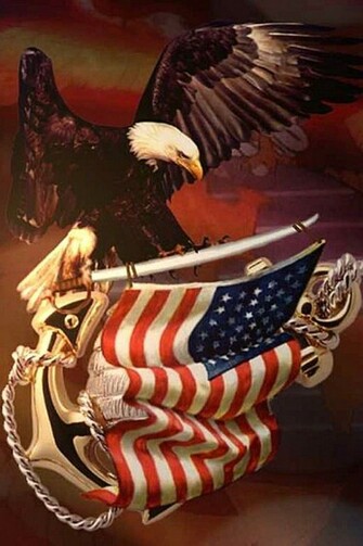 For iPhone Logos Wallpaper Patriotic