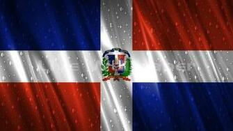 Wallpaper Beautiful Harmonic Raindrop Flag Dominican Live