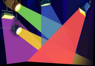 Stage Lights Background Design The Color Bindery