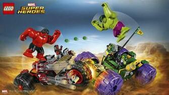 Hulk Vs Red Wallpaper Lego Marvel Super Heroes