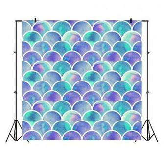 Amazon Aofoto Mermaid Tail Scales Backdrop Fish Scale