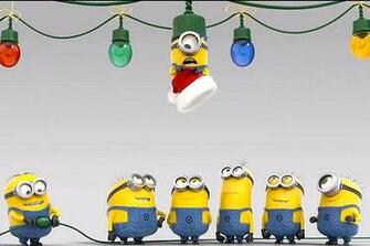 Christmas Minions Wallpaper