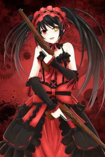Date A Live Kurumi Tokisaki iPhone Wallpaper Anime