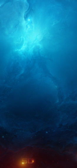 5k Nebula Digital Universe iPhone Xs X HD Wallpaper