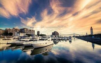 Seaport HD Widescreen Wallpaper Computer