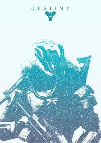 Destiny Titan Minimalist Poster By Adamdoyleinc