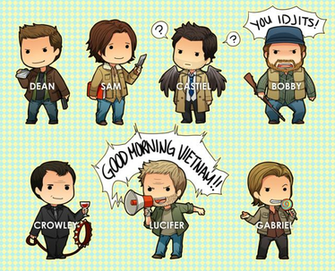 Some Character From Supernatural Book Series Photo