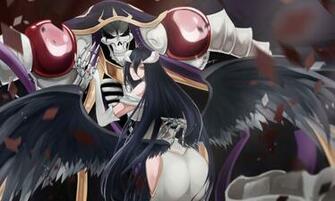 Anime Overlord Albedo Ainz Ooal Gown Fondo De Pantalla