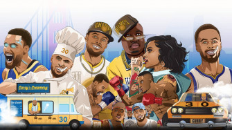 Cartoon Stephen Curry Wallpaper