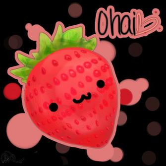 Kawaii Strawberry By Chibbur