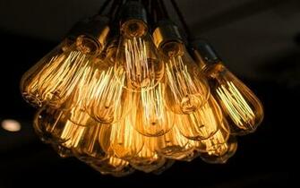 Wallpaper Light Bulbs Chandelier Electricity