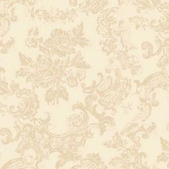 Home Vintage Lace Country Cream Wallpaper By Crown M0757