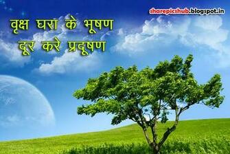 Save Tree Quote In Hindi Poster Slogans Wallpaper