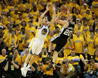 Stephen Curry Klay Thompson Andrew Bogut Nba Playoffs Golden State