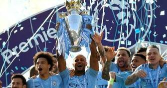 Manchester City Wins Premier League Title Raining Goals To Leave