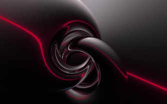 Dark Red And Black Abstract