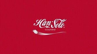 Parody Han Solo Logos Simple Background Red Wallpaper