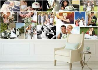 Them With Your Own Photo Collage On A Custom Printed Wallpaper Mural