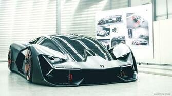 Lamborghini Terzo Millennio Concept Front HD Wallpaper